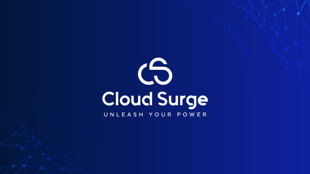 Cloud Surge with Blue BG